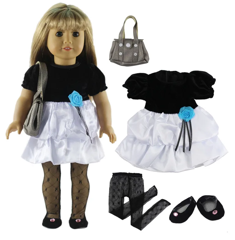 

1 Set Beautiful Princess Dress Outfit Doll Clothes for 18 inch American Doll A112