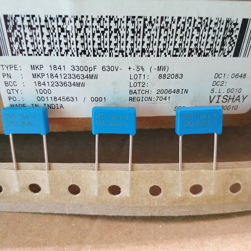 5 шт. оригинальный MKP 1841 серии 630V 3300PF 0 0033 мкФ Fever самый популярный пленочный