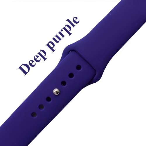 16 Мягкий силиконовый браслет ремешок для Apple Watch 4 3 2 1 42 мм 38 мм на iWatch 40 мм 44 мм спортивный ремешок+ Защитная пленка для экрана - Цвет: 16