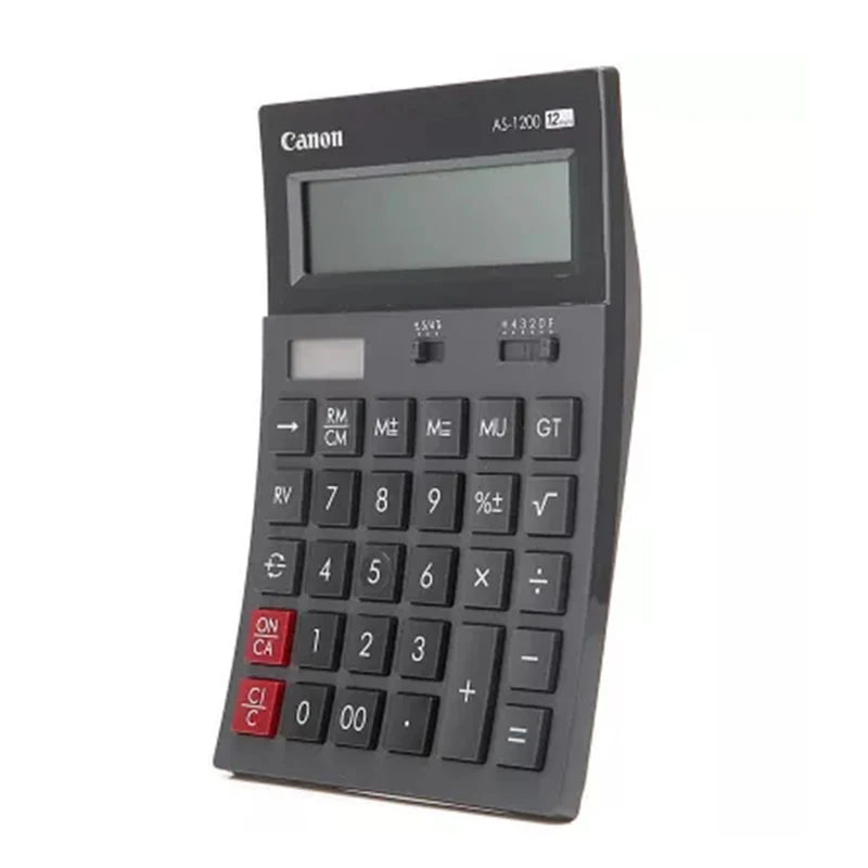 1 шт. Canon AS-1200 подлинный калькулятор классический изогнутый дизайн большой двойной мощности модели