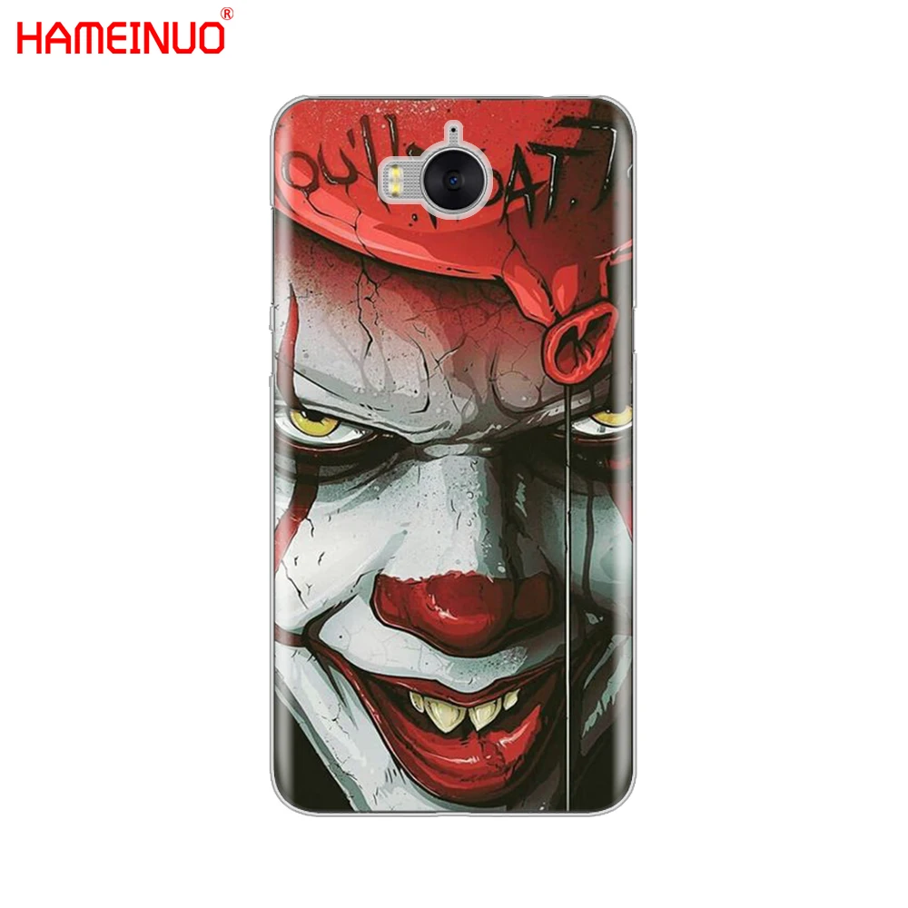 HAMEINUO клоун ужас это Чехол для мобильного телефона чехол для huawei honor 3C 4X 4C 5C 5X6 7 Y3 Y6 Y5 2 II Y560