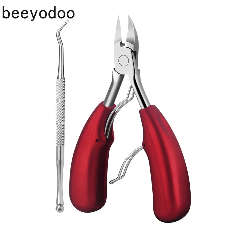 2pcs/set New Red Feet Care Toe Nail Clippers Trimmer Cutters Professional Paronychia Clipper Nippers Chiropody Podiatry Tool | Красота и