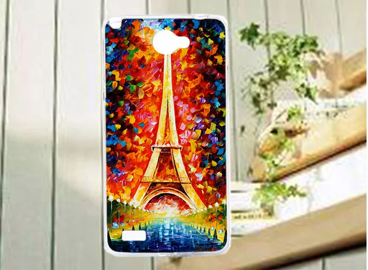 Чехол Крышка для LG L Bello2 Bello 2 II милый Тигр Сова с цветами и башнями design Feather узорами
