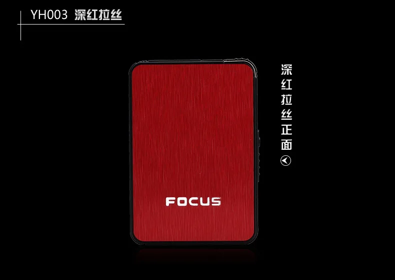 FOCUS 5 шт. Автоматический чехол для сигарет с газовой зажигалкой бутан зажигалка 3 цвета ультра тонкая сигаретная коробка