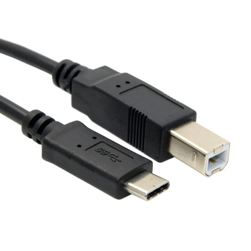 USB C 3 1 Type Штекерный разъем для 2 0 B типа Мужской кабель передачи данных|Кабели