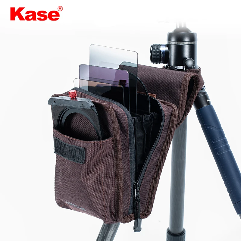 Kase 100mm series Canvas Filter Soft Bag Protector Case Pouch for 100x100mm 100x150mm Square Filters,Can hold 10 Filters