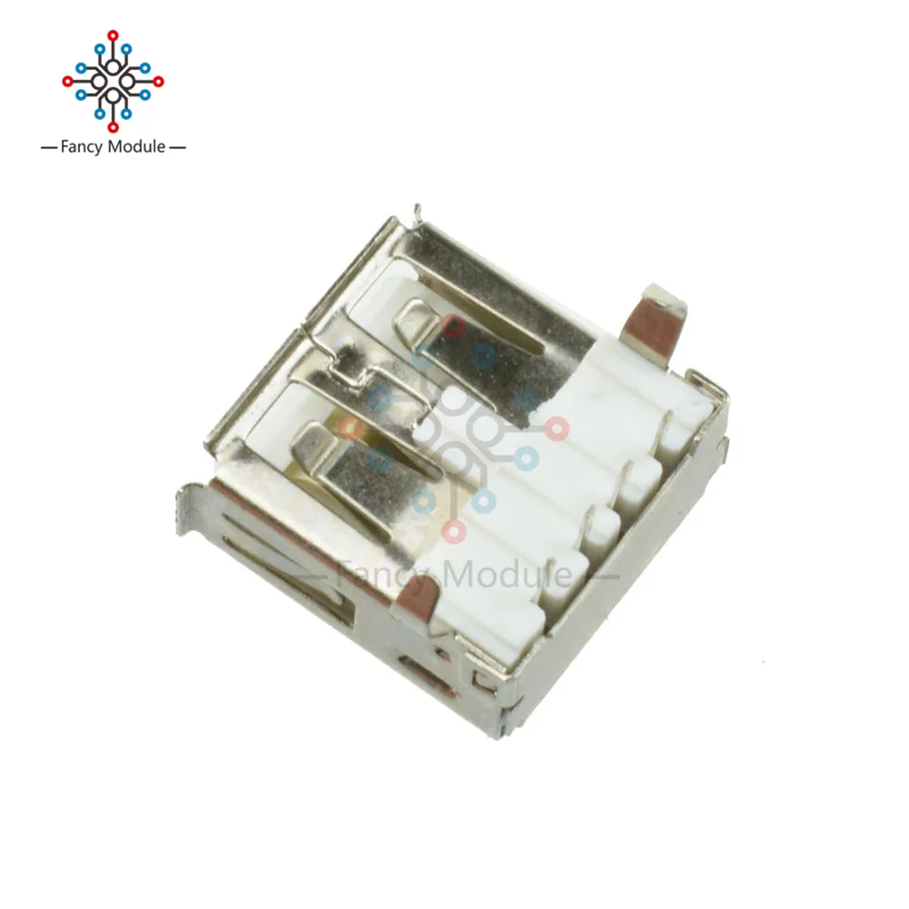 10 шт. гнездовой разъем USB Type A/F 90 градусов разъем|connector f|connector femaleconnector degree |
