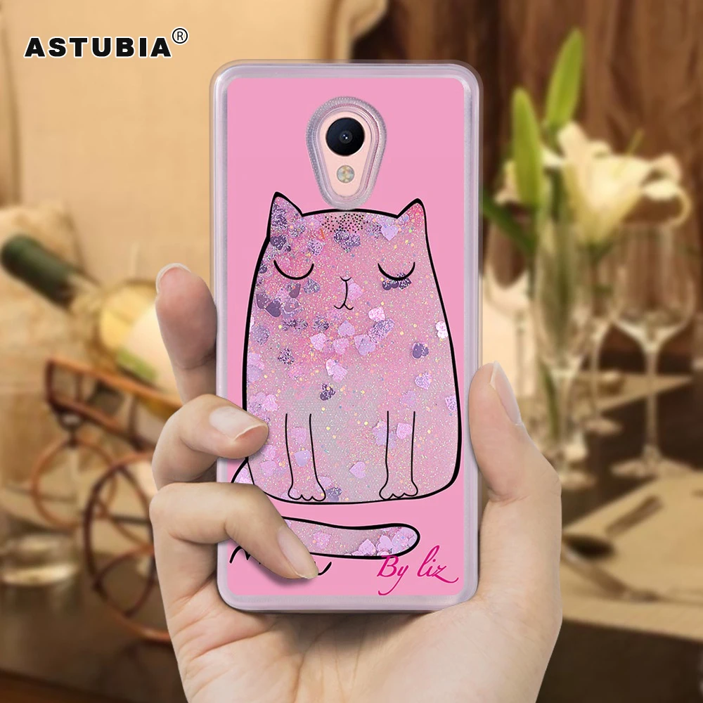 Astubia Роскошные Единорог Жидкий чехол для Meizu M5C крышка Силиконовый M5s M6 Примечание