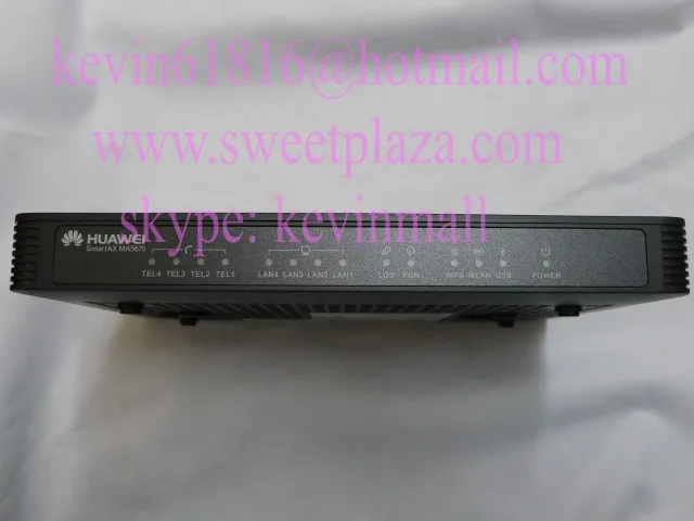 MA5675 EPON ONT 4GE + 4POTS WIFI BBU USB двойной протокол H.248 и SIP прошивка английской версии.