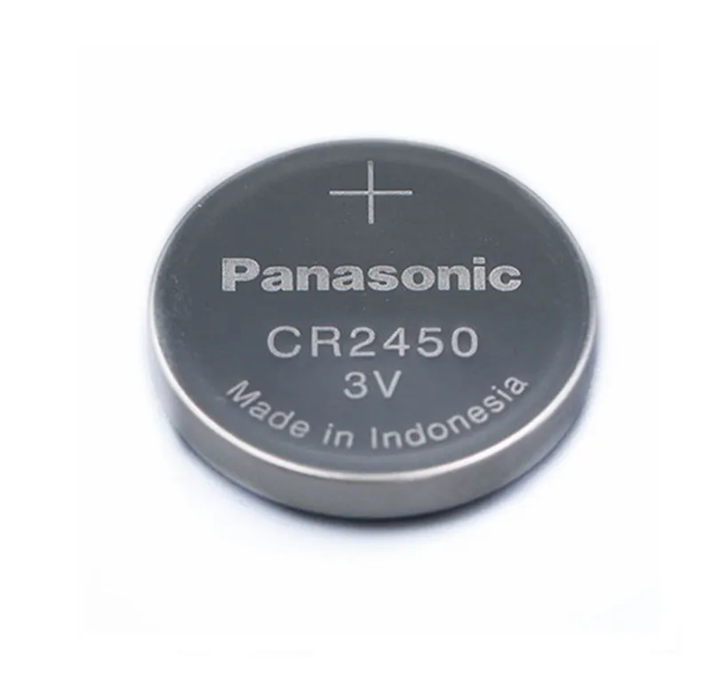 Новые оригинальные Литиевые кнопочные батарейки Panasonic CR2450 CR 2450 3 в для часов