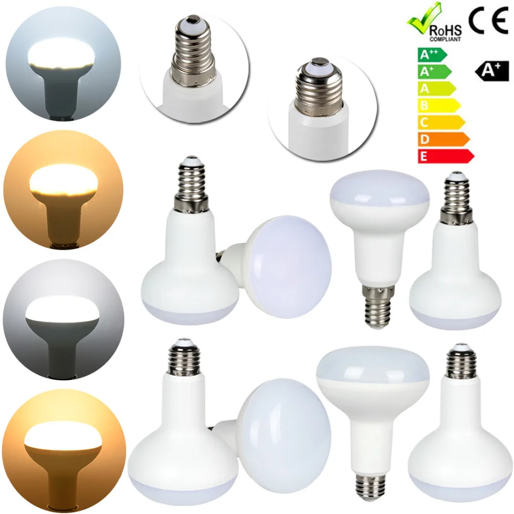 Диммируемая Светодиодная лампа R50 R95 E14 E27 6 Вт/15 Вт 5630SMD сменная галогенная