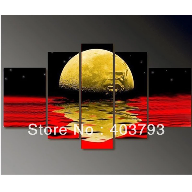 Купить по цене распродажи ручная роспись пейзажа пейзаж группа картина маслом на