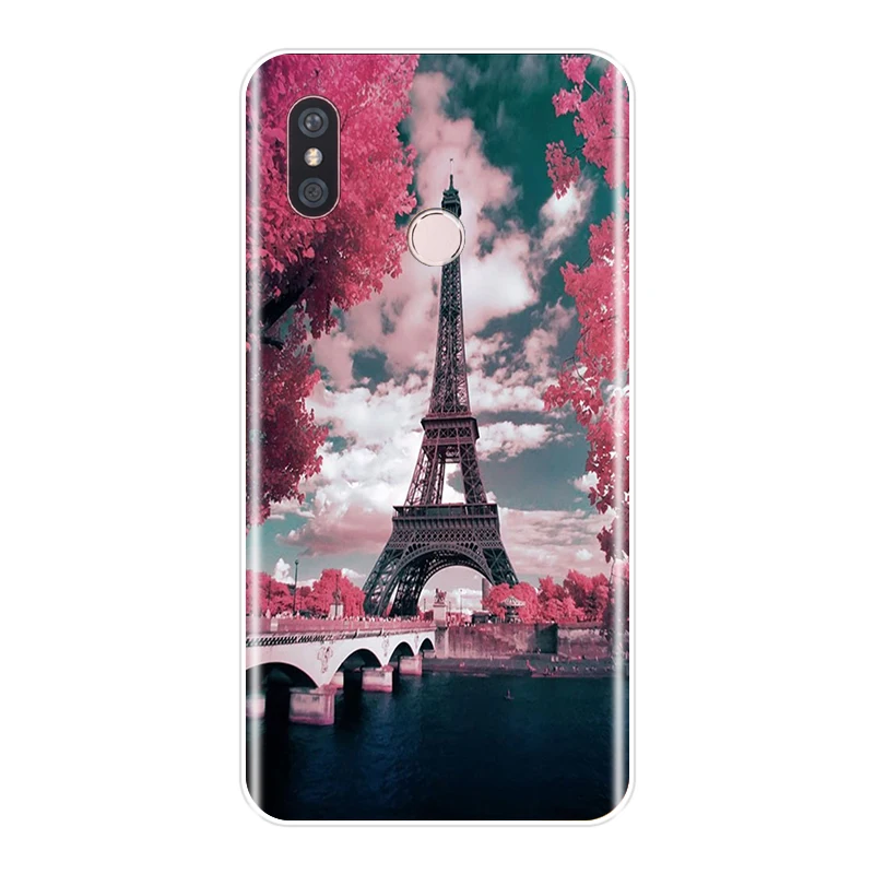 Мягкий силиконовый чехол из ТПУ для телефона Xiaomi Mi Max Note 1 2 3 с милыми животными Mix 2S