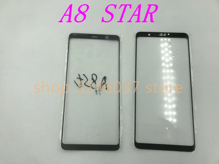 Новое оригинальное черное стекло для замены Samsung Galaxy A8 Star G885 G885F G885S ЖК передний