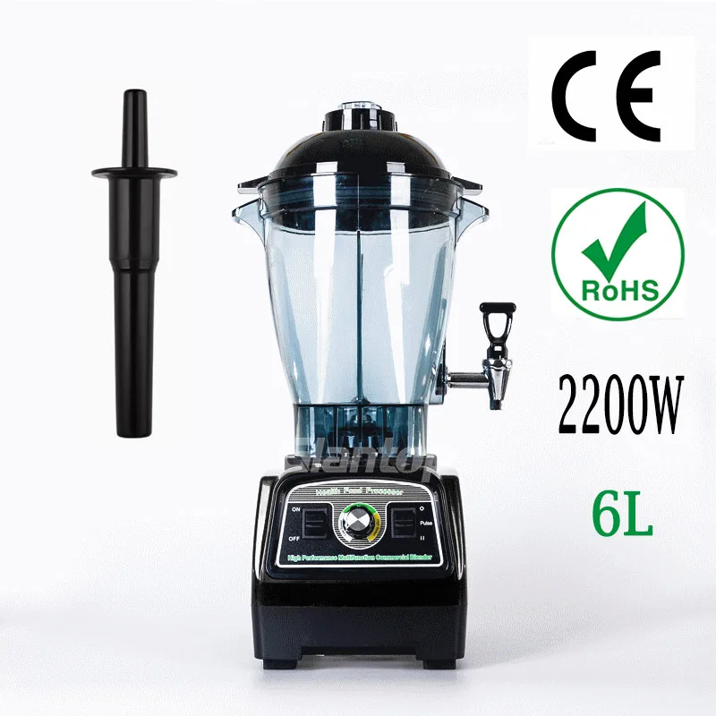 Glantop 6L 2800W Heavy Duty Professional Commercial Home Blender Mixer 3.3HP 57000RPM Food Jucier GLTHSG0572 | Бытовая техника