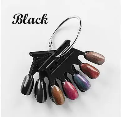 black Накладные ногти, 5X10 шт., 1 набор, накладные ногти, корона, прозрачные накладные ногти, инструменты для практики, накладные ногти, маникюрный салон, J4 - Цвет: black