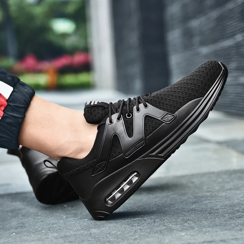 Vogue Summer Big Size Sneakers Men Shoes Casual Male Flats Breathable Mans Footwear Walking Damping Cushion | Обувь