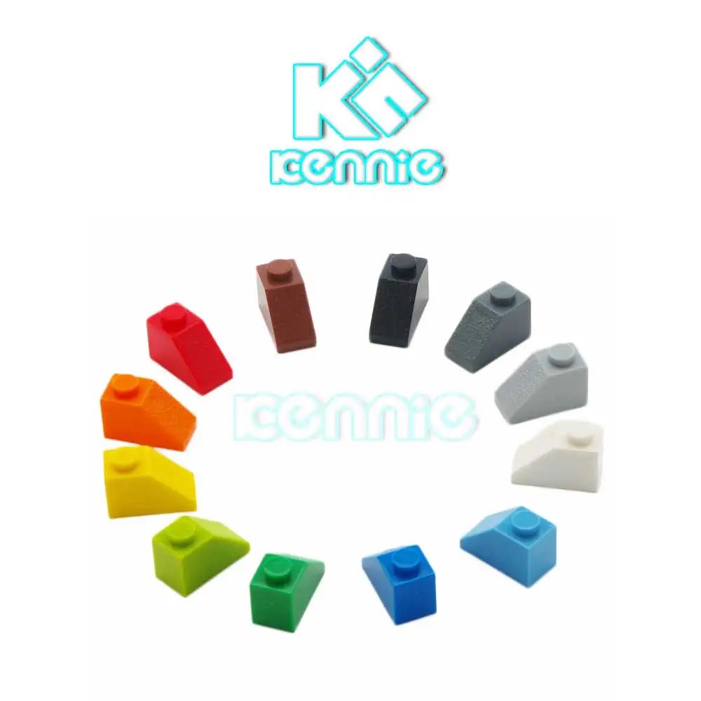 NO.3040 mix 1400 шт./лот Kennie № 3040 здания цветные Запчасти оптом 1 х 1 Высокий косой кирпичи частицы классический маленький блоки Запчасти игрушки "Сделай своими руками"-1 шт - Цвет: NO.3040 mix