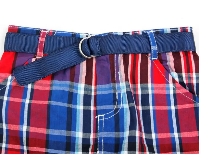 FREE SHIPPING D2852# 18m/6y 2013 fashion NOVA kids wear hot selling cartoon clothing plaid baby boy casual shorts | Мать и ребенок