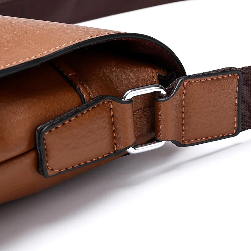 Мужская кожаная сумка известного бренда Повседневная Деловая сумка-мессенджер