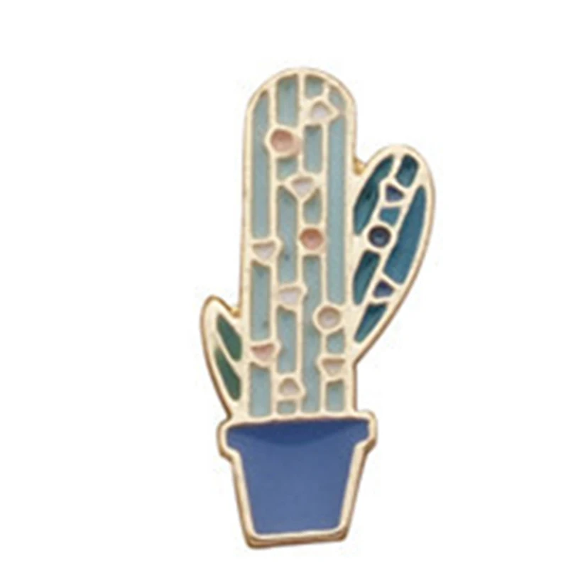 1 шт. цветочный горшок корсаж в форме кактуса брошь для женщин ювелирные