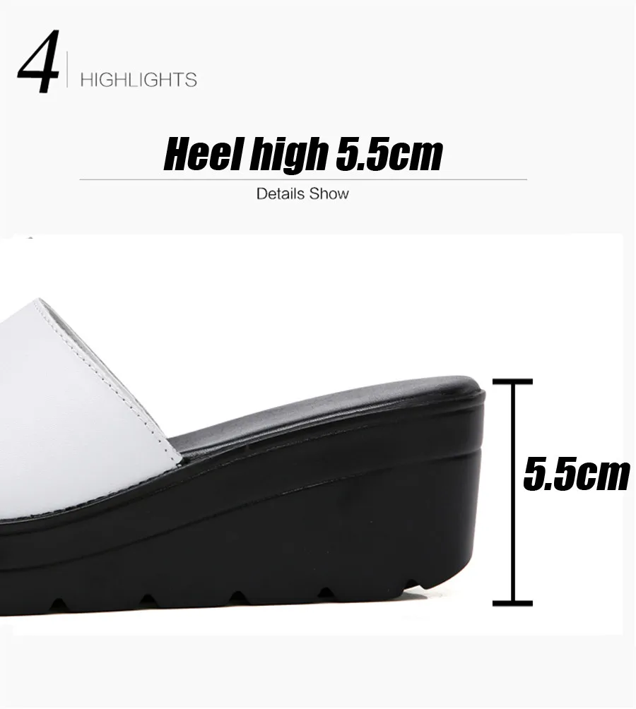 STQ Summer slippers women flat sandals shoes women slides sandals beach platform slippers round toe white flip flops 556
