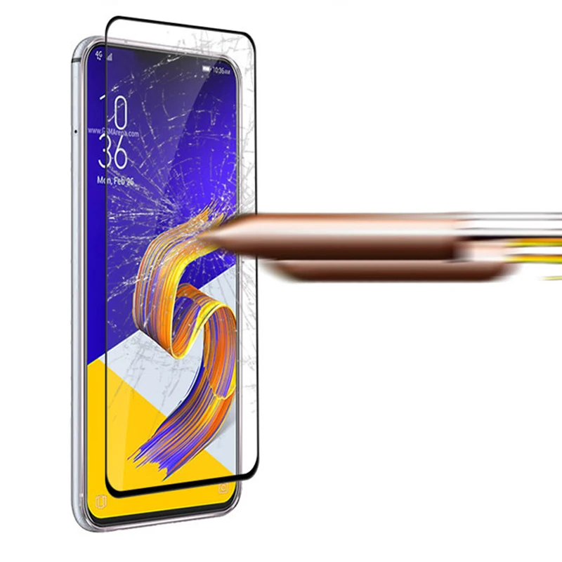 2 шт. закаленное 3D стекло для Asus Zenfone 6 6Z 2019 ZS630KL полноэкранная Защитная пленка |