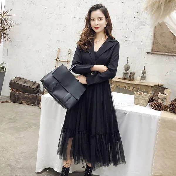 Пикантные плетением в стиле пэчворк элегантные Блейзер платья Vestidos 2019
