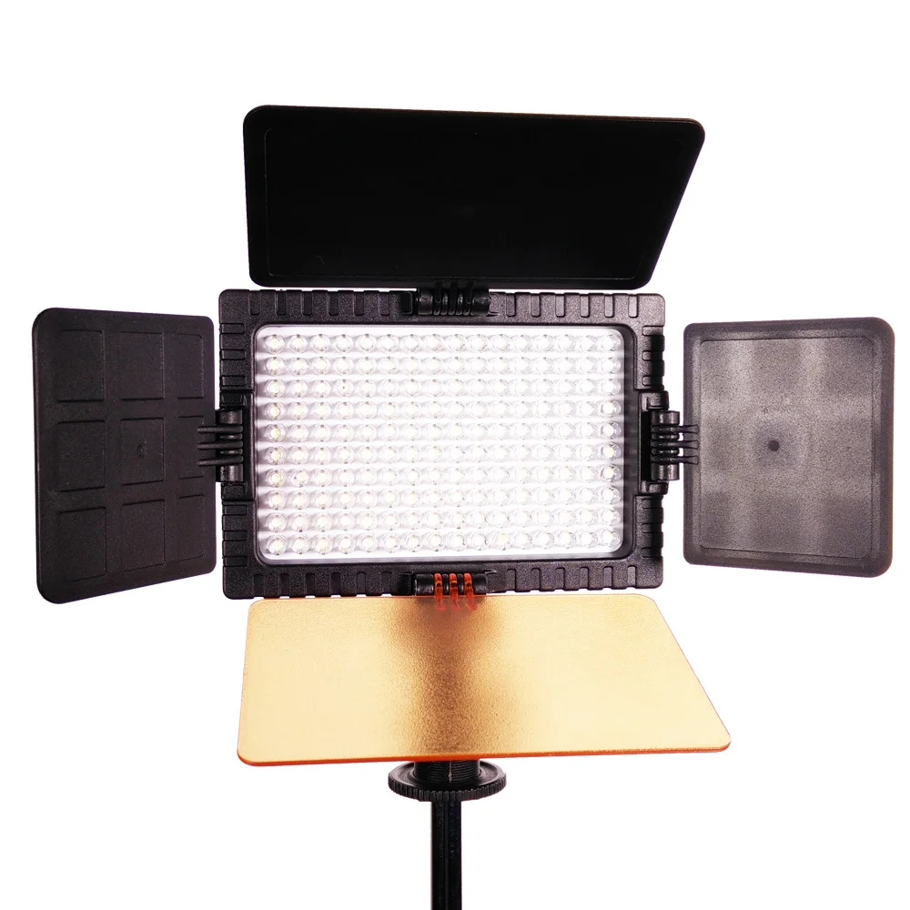 Falcon Eyes dv-160v с Батарея случая высокого cri95 160 LED видео для Canon Nikon Sony panasonic видеокамера
