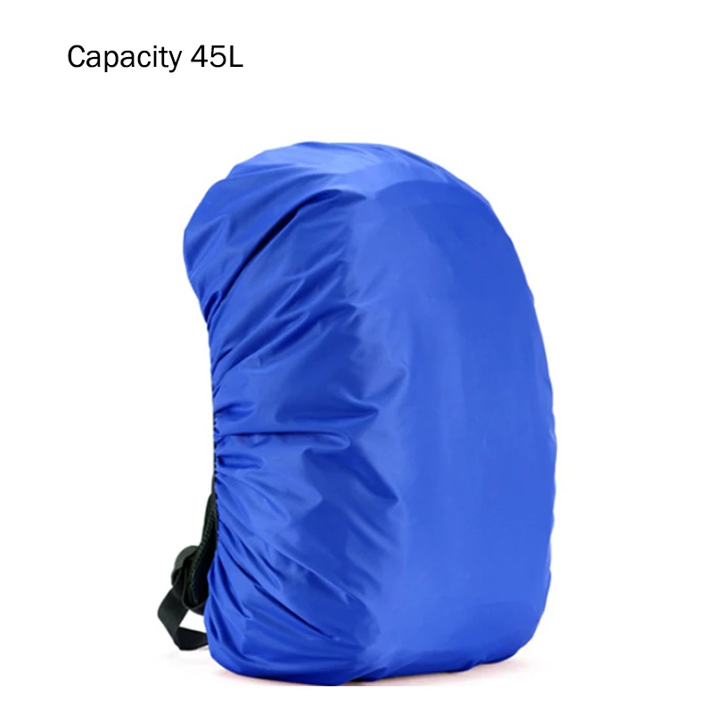 45L Blue 35Л 45л 70Л водонепроницаемый пылезащитный дождевик портативный рюкзак дождевики путешествия Кемпинг рюкзак сумка непромокаемые Rusksack Чехлы XA116D - Цвет: 45L Blue