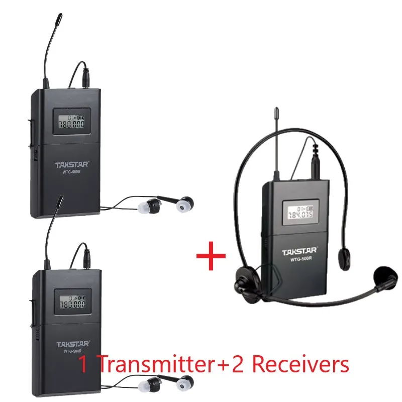 Беспроводная акустическая система передачи Takstar WTG 500 / WTG500 UHF для туристического