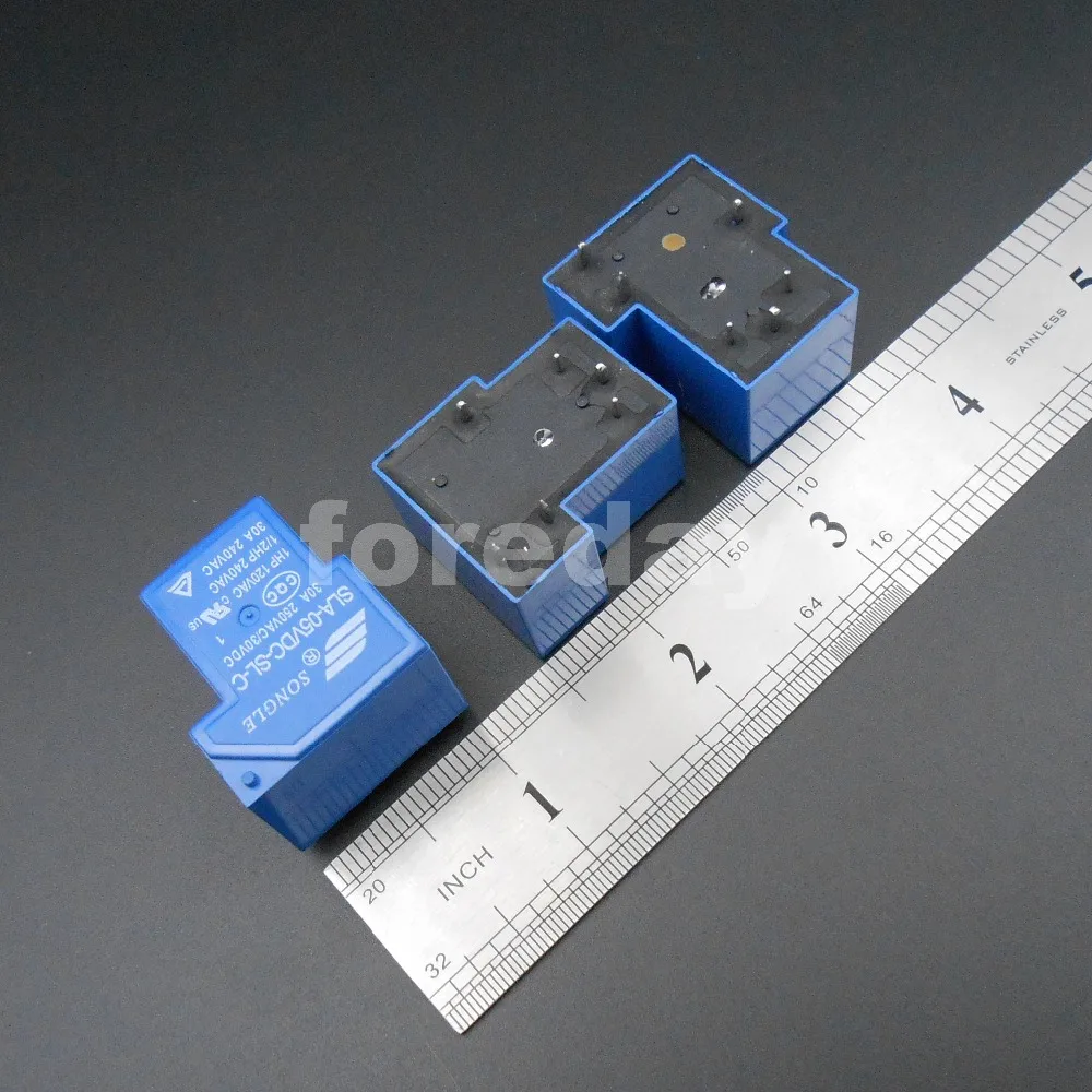 400 шт. синий SLA 05 12 24VDC SL C 6 контактов SONGLE R реле питания 5 в В 24 DC SPST оригинальный 30A