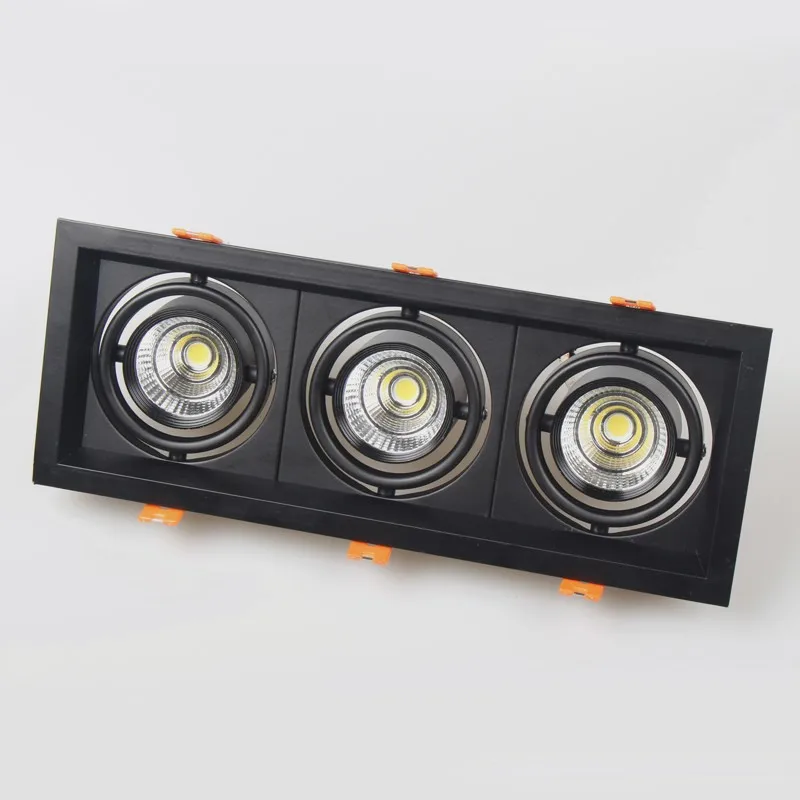 Квадратный встраиваемый cветодиодный светильник downlight удара светодиодный