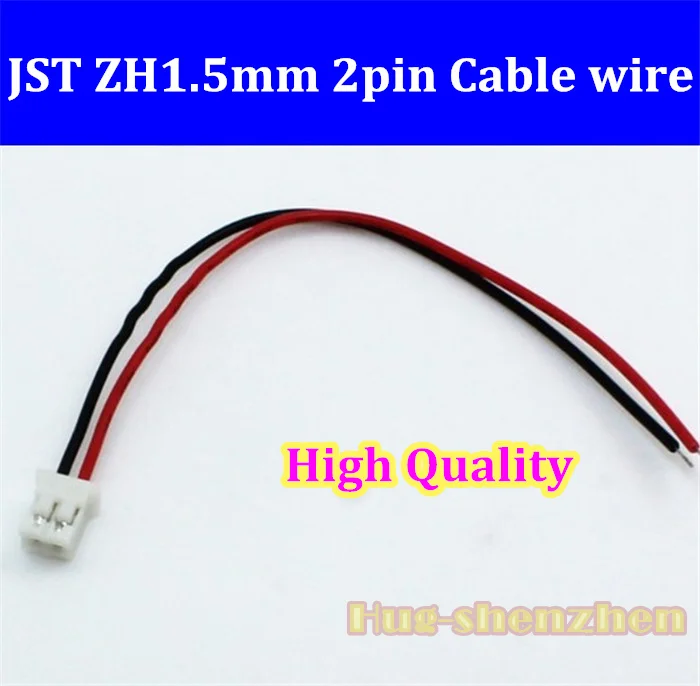 Высококачественный 100 шт./лот JST Mini Micro ZH 1 5 zh1.5 мм ZH1.5 2Pin Коннектор с проводами zh1.5-2pin