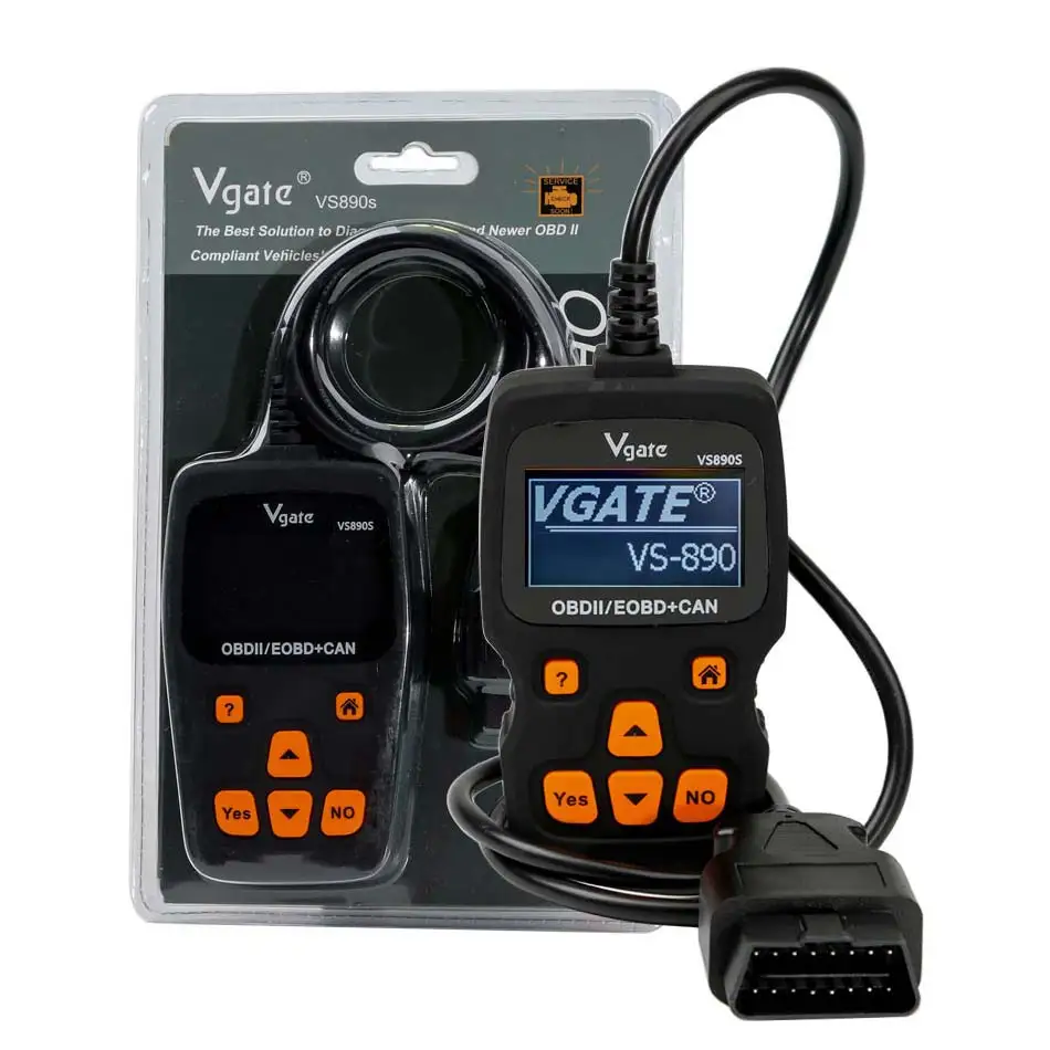2021 OBDII сканер Vgate VS890S OBD2 автомобильный диагностический VGATE VS890 Модернизированный