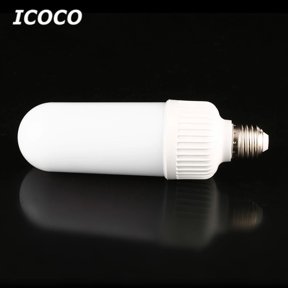 ICOCO E27 светодиодный пламени Мерцание Лампы динамический Беспламенного