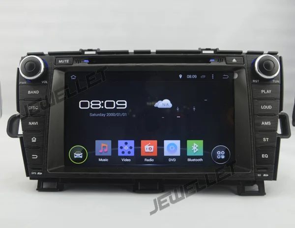 Octa core IPS экран Android 10 автомобильный DVD GPS радио навигация для Toyota Prius левый Вождение