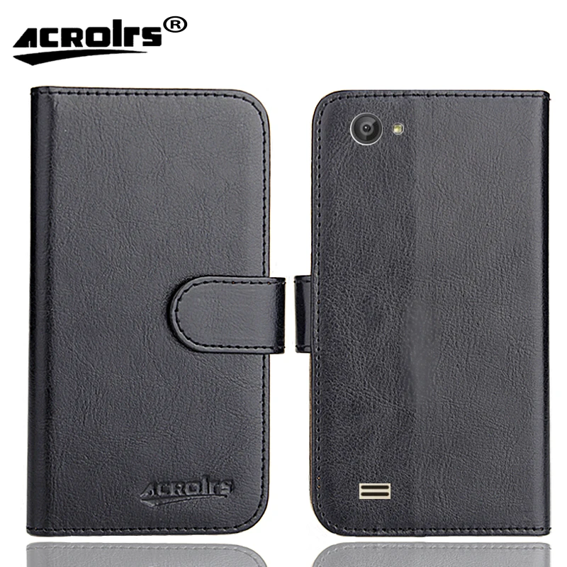 Ergo B506 Intro Case 6 Colors Dedicated Soft Flip Leather Special Crazy Horse Phone Cover Cases Credit Card Wallet | Мобильные