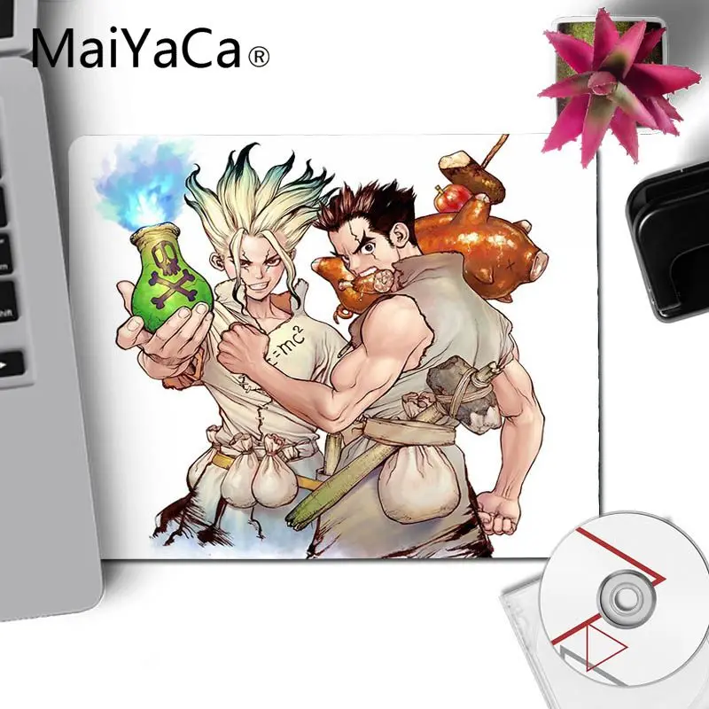 Игровой коврик для мыши ноутбука MaiYaCa с рисунком dr stone аниме нескользящий игровой