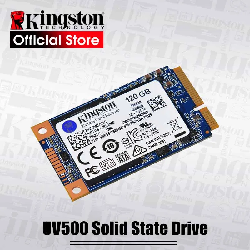 Внутренний твердотельный накопитель Kingston UV500 120 ГБ SSD 240 480 mSATA жесткий диск HD ssd
