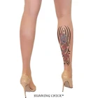 Под змеиную кожу; Одна нога Тотем тонкие колготки с татуировкой, Прямая поставка