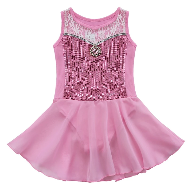 YiZYiF Girls Ballet Dress Sequin Dancing Tutu Dance Ballerina Kids Chiffon Leotard Clothes Girl | Тематическая одежда и