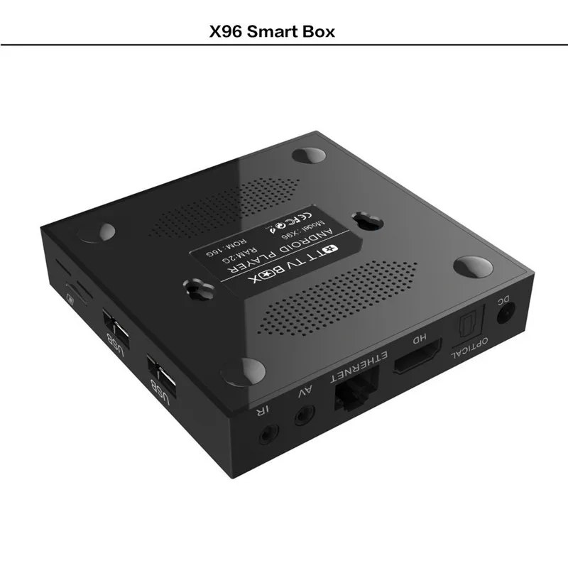 S905W X96 Смарт ТВ приставка Android 7.1.2 IP tv S905w 4K 2 4G wifi Bluetooth 4 0 ядро 2G 16G Amlogic внутри