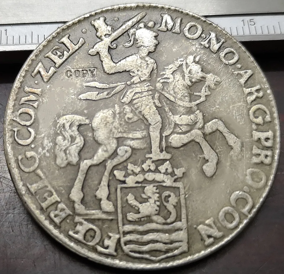 1771 Голландская республика (Zeeland) 1 Ducaton копия монеты | Дом и сад