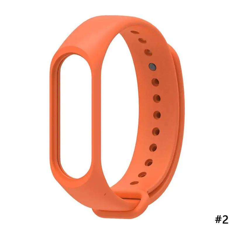 Orange Для Xiaomi mi Band 3 Аксессуары mi band 3 браслет для Xiaomi mi Band 3 спортивный ремешок часы силиконовый ремешок на запястье - Цвет: Orange