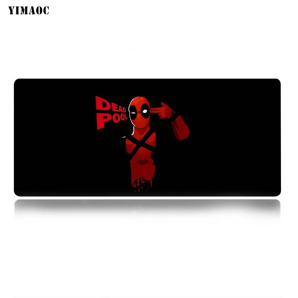 YIMAOC Marvel comics Deadpool коврик для мыши 40x90 см компьютерный коврик для мыши Противоскользящий коврик для игровой мыши из натурального каучука - Цвет: MP6 40x90cm