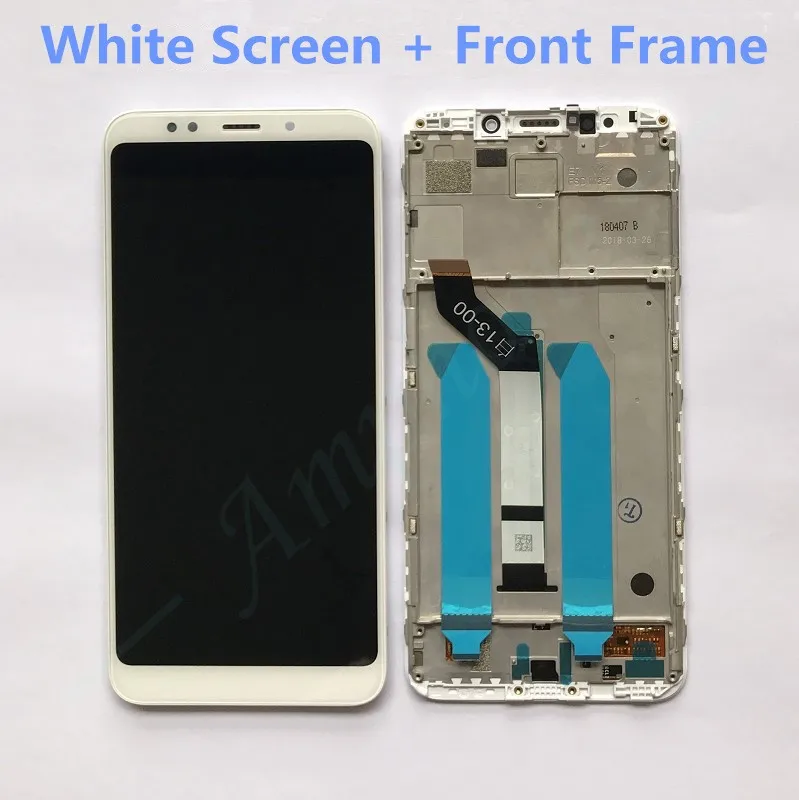 New For Redmi 5 Plus 2160x1080 LCD Display Screen Assembly Frame Xiaomi Phone Replacement Of Parts | Мобильные телефоны и