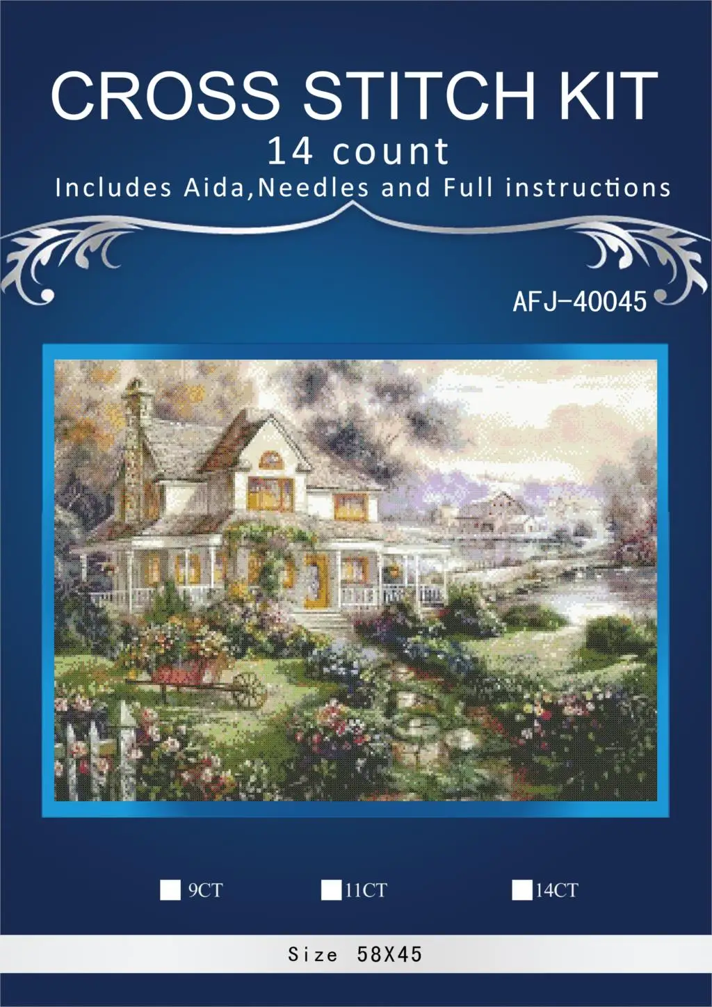 

11/14/16/18/27 Cross stitch Set Lovely Counted Cross Stitch Kit dream spring park embroidery dim DMC ANCHOR