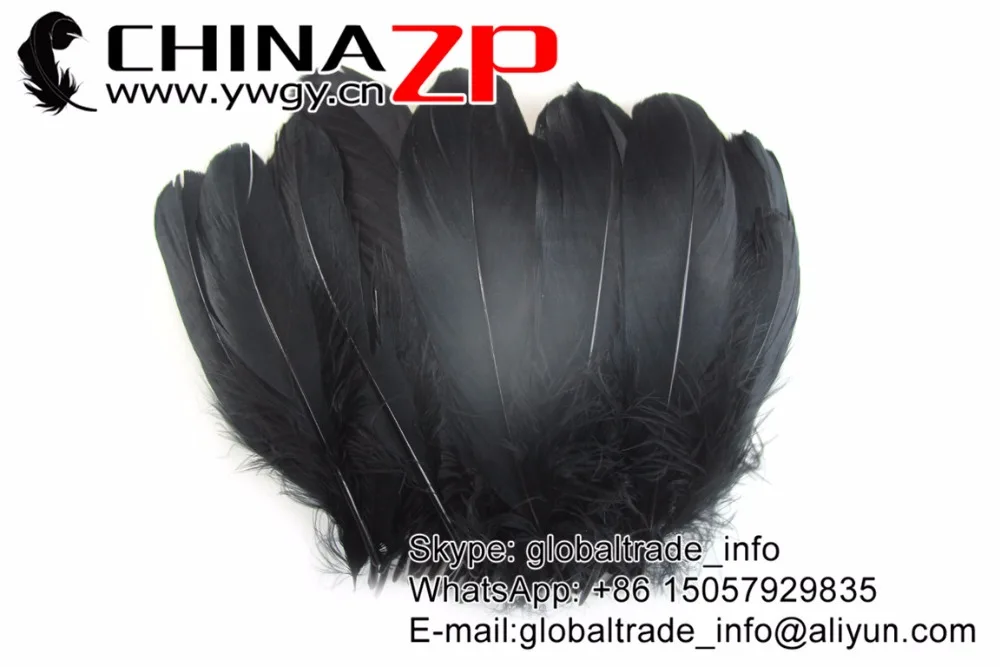 CHINAZP 200 шт./лот Размер 10-20 см отборные качественные цветные черные мягкие гусиные