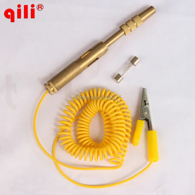 Qili CM 03 Автомобиль Грузовик Мотоцикл Золотая цепь напряжение медный тестер